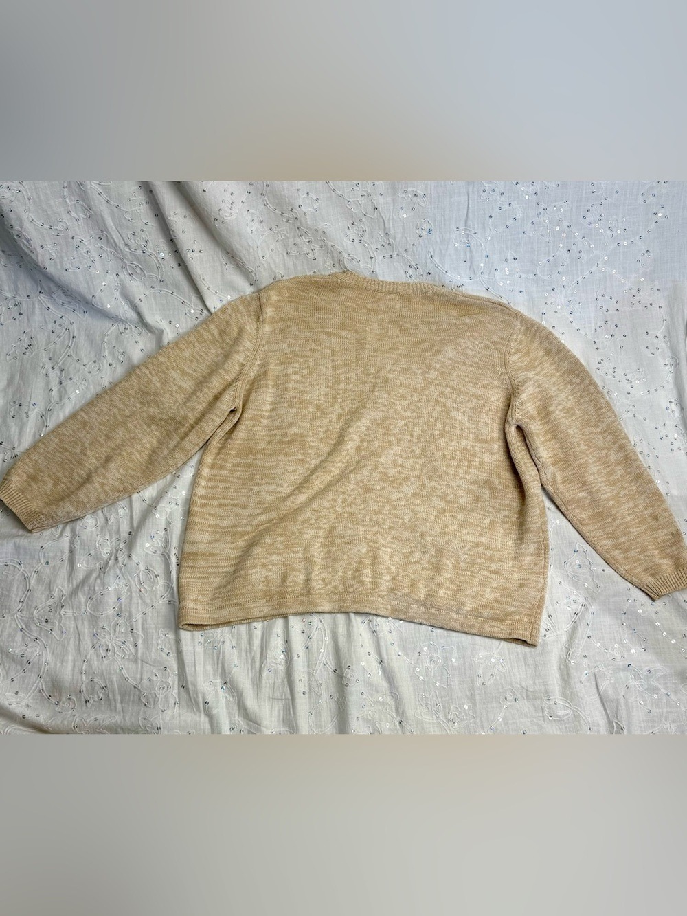 Vintage Tabi Gardener Theme Cotton Cardigan Grandmacore Cottagecore 1X - Picture 4 of 6